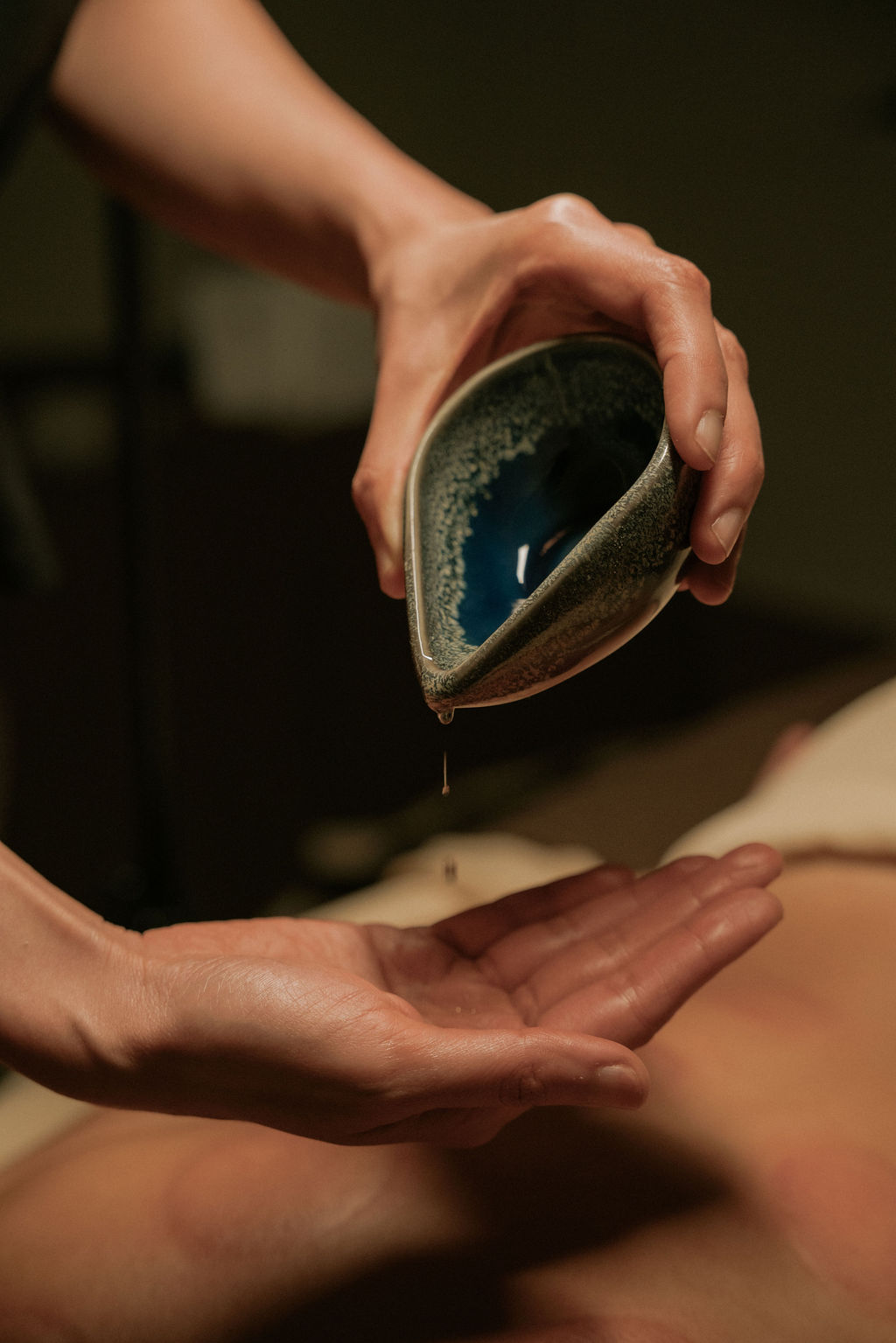 Aromatherapy oil massage ritual at Siam Ivory Spa San Antonio